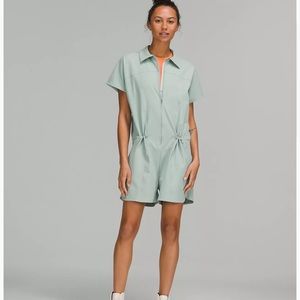 Lululemon Stretch Rib Pocketed Romper (Black, Size 10)